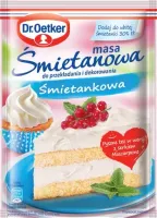 DR OETKER MASA ŚMIETANOWA DO CIAST ŚMIETANKA 56G