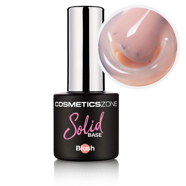 Cosmetics Zone Baza hybrydowa budująca Solid Base Blush 7ml zdjęcie 1
