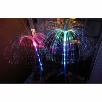 2 X Solarna Palma Fontanna Kolorowego Światła