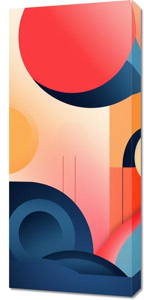 Obraz 40x90cm Geometryczne Marzenia zdjęcie 1