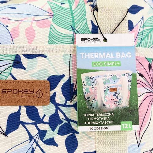 Torba plażowa termiczna chłodząca pojemna12L 39x15x27cm SPOKEY ECO SIMPLY na Arena.pl