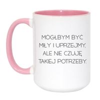 Duży Biało-Różowy 450 ml