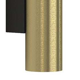 Minimalistyczna LAMPA ścienna EYE WALL 8074 Nowodvorski metalowa tuba kinkiet mosiądz czarny zdjęcie 4
