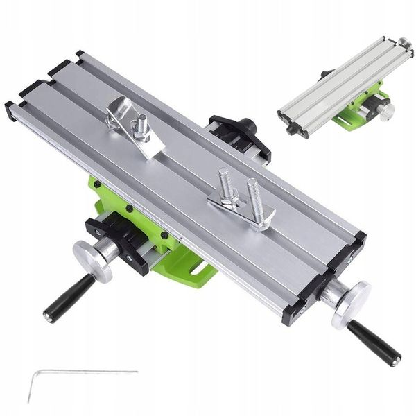 Stół przesuwny z trzema rowkami T do wiertarek i frezarek do wiertarek zdjęcie 1