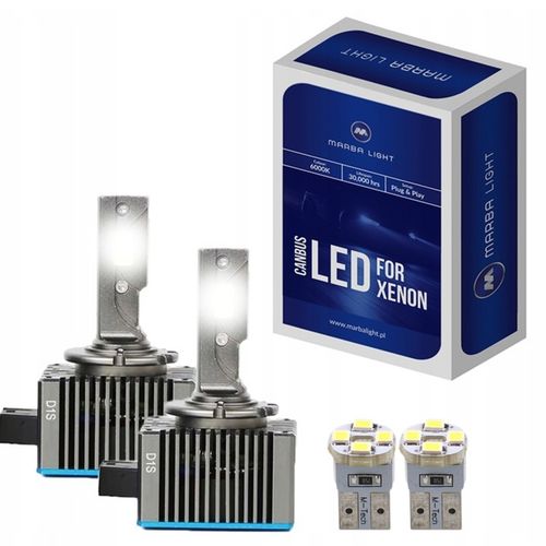 ŻARNIKI D1S XENON BI-XENON LED MARBA LIGHT ORIGINAL WHITE 6000K + GRATIS na Arena.pl