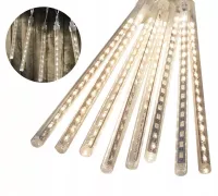LAMPKI SOPLE METEORY 152 LED 30 CM BIAŁE CIEPŁE
