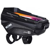 Torba sakwa rowerowa na ramę wodoodporna twarda Wildman XT1 czarna