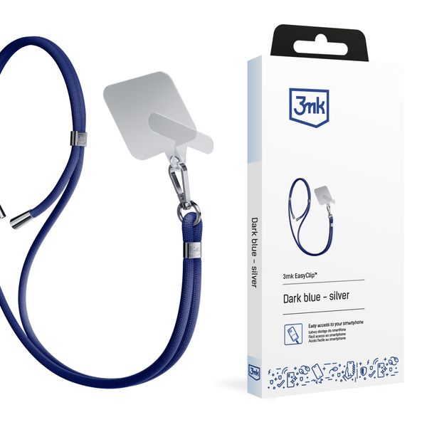 Accessories Dark Blue (silver) - 3mk EasyClip zdjęcie 1