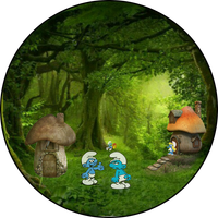 Opłatek na tor Smerfy Gargamel Klakier