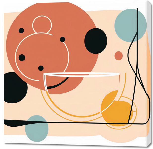 Obraz 100x100cm Harmonia Ciepła zdjęcie 1