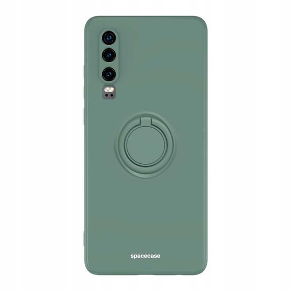 Spacecase Silicone Ring Huawei P30 Dark Green zdjęcie 7