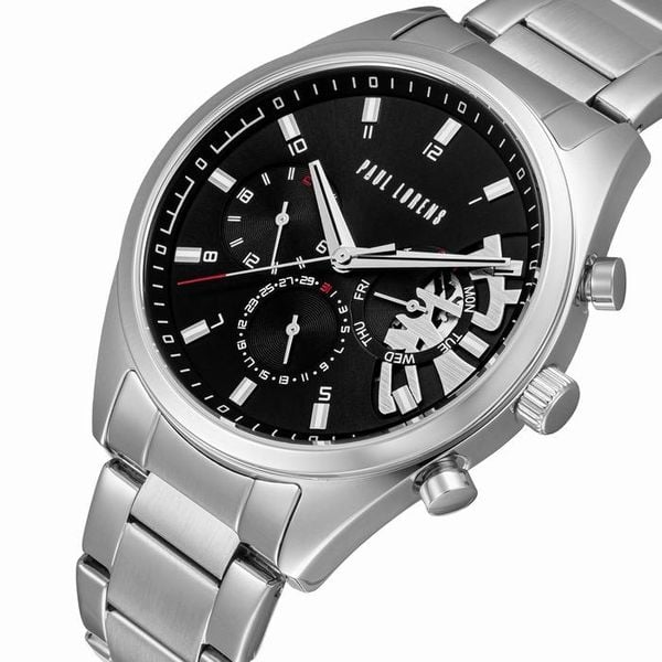 zegarek męski paul lorens pl20003b-1c1 + box zdjęcie 2