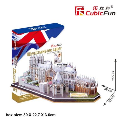 Cubicfun Puzzle 3D Westminster Abbey 145 elementów na Arena.pl