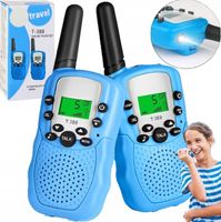 WALKIE TALKIE DLA DZIECI ZESTAW KRÓTKOFALÓWKI ŁOKI TOKI DUŻY ZASIĘG 2szt