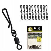 10x KRĘTLIK szybkiej wymiany przyponów Quickch r 6