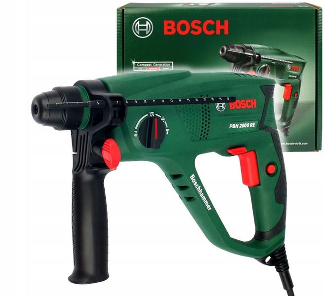 MŁOTOWIERTARKA SDS-PLUS 550W PBH 2000 RE BOSCH zdjęcie 1