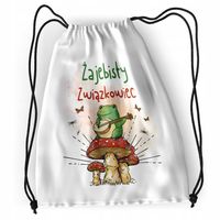 Plecak Dla Związkowca Sportowy Szkolny Worek Z Nadrukiem Ze Zdjęciem