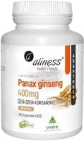 Panax Ginseng ( ŻEŃ-SZEŃ KOREAŃSKI ) 400mg ALNESS Testosteron Pamięć Stres