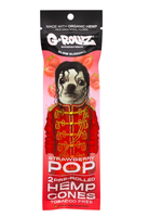 wrapy konopne g-rollz strawberry flavored - truskawka - 2 szt.