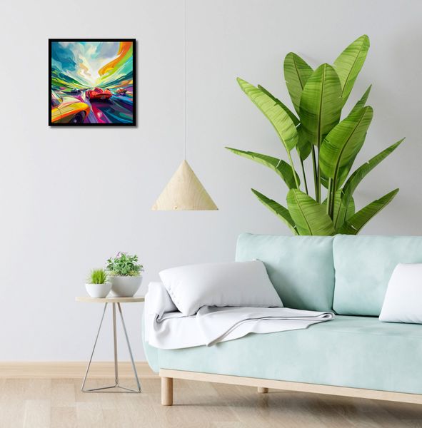 Plakat 40x40cm Wyścig Przy Barwach zdjęcie 4