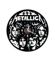 Zegar ścienny z płyty winylowej Metallica 49.1