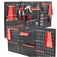 Tablica Narzędziowa Stalowa 120x60cm | Organizacja Warsztatu | 25 Uchwytów