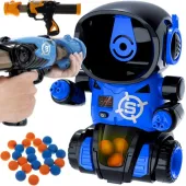 Gra Robot Strzelanie do Celu 2 Pistolety + 2 Kolory Kulek Licznik i Dźwięk