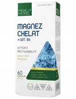 Medica Herbs MAGNEZ CHELAT diglicynian WITAMINA B6