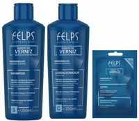 FELPS VERNIZ Zestaw szampon i odżywka, mega połysk po zabiegu 2x250ml+maska