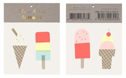 Meri Meri - Tatuaże Lody na Arena.pl