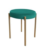 TABORET DIOR STOŁEK LOFT metal podstawa złota MG20