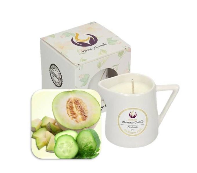 Świeca do masażu Melon & Ogórek zdjęcie 1