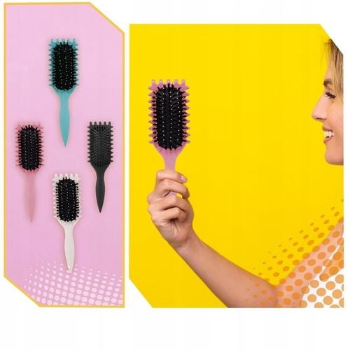 SZCZOTKA DO LOKÓW DO WŁOSÓW KRĘCONYCH DEFINIUJĄCA LOKI MASAŻER WŁOSIE na Arena.pl