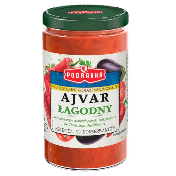 Podravka Ajvar łagodny 195 g zdjęcie 1