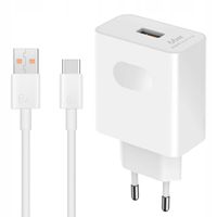 Ładowarka sieciowa Honor SuperCharge Power Adapter USB-A 66W Kabel Biały
