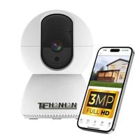 OBROTOWA ELEKTRONICZNA NIANIA BEZPRZEWODOWA KAMERA WIFI WEWNĘTRZNA UHD 3MP