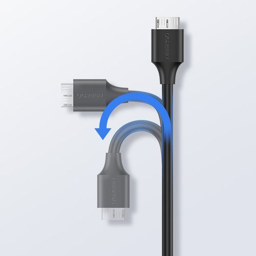 kabel przewod usb-c - micro usb-b superspeed 3.0 1m czarny na Arena.pl