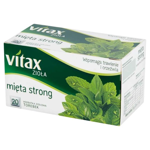 VITAX Zioła Strong Mięta 20tb zdjęcie 1