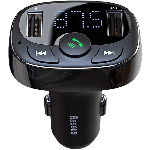 BASEUS TRANSMITER FM BLUETOOTH ŁADOWARKA SAMOCHODOWA MP3 2x USB SD/ TF 3.4A na Arena.pl