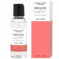 mixgliss happy litchi silikonowy żel intymny 50 ml - aromat liczi