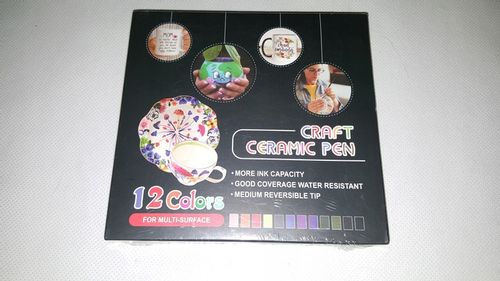 Pisaki do malowania ceramiki 12 kolorów RATEL na Arena.pl