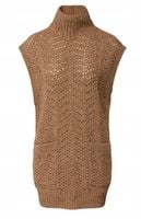 Polo Ralph Lauren Sweter z dzianiny i bocznymi kieszeniami - camel R,40