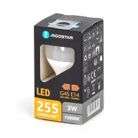 Żarówka LED G45 E14 3W 255lm ciepła do salonu energooszczędna