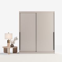 Szafa przesuwna ADAPTE 180 / 215 z półkami i drążkami - Kaszmir