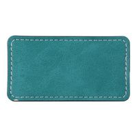 Identyfikator skórzany 8,2 x 4,4 cm do sublimacji - zielony
