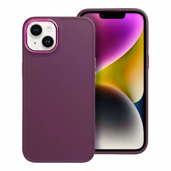 Futerał FRAME do IPHONE 14 fioletowy zdjęcie 1