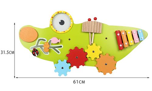 tablica sensoryczna manipulacyjna montessori krokodyl na Arena.pl