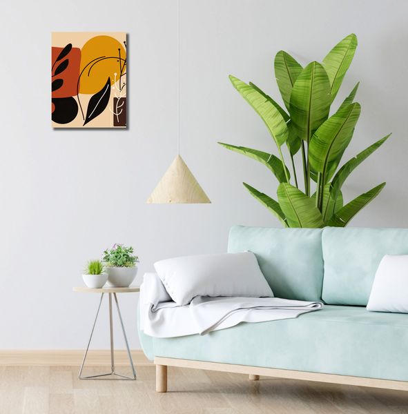 Obraz 30x40cm Ciepłe Kontury zdjęcie 2