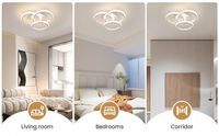 LAMPA SUFITOWA LED OKRAGLY ŻYRANDOL RING BIAŁY NOWOCZESNY 40W 4500K