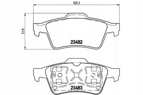 KLOCKI HAM RENAULT LAGUNA 01- BREMBO na Arena.pl